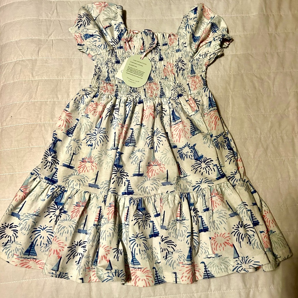 Sweet Honey Sailboat girls dress